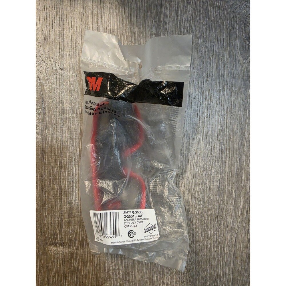3M GoggleGear 500-Series GG501NSGAF Clear Scotchgard Anti-fog lens